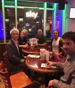 Kazutoshi Yamada, Cliff Orman, Miguel Castro, Javier Millán and Eric Pheils